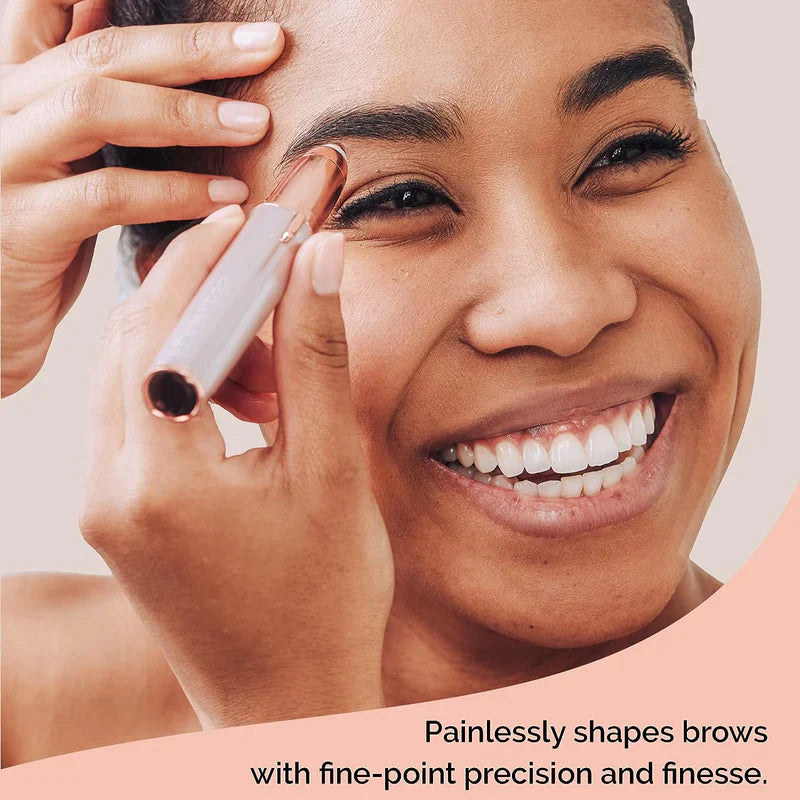 Eyebrow Trimmer White Color Flawless Rechargeble